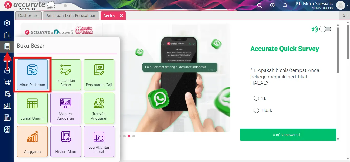 Cara mencatat pekerjaan pesanan